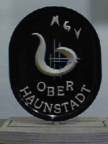 Vereinstafer des MGV